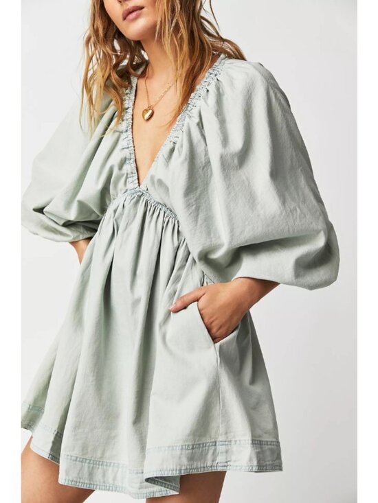 Free People Dresses & Skirts - Free People Portia Denim Mini Dress